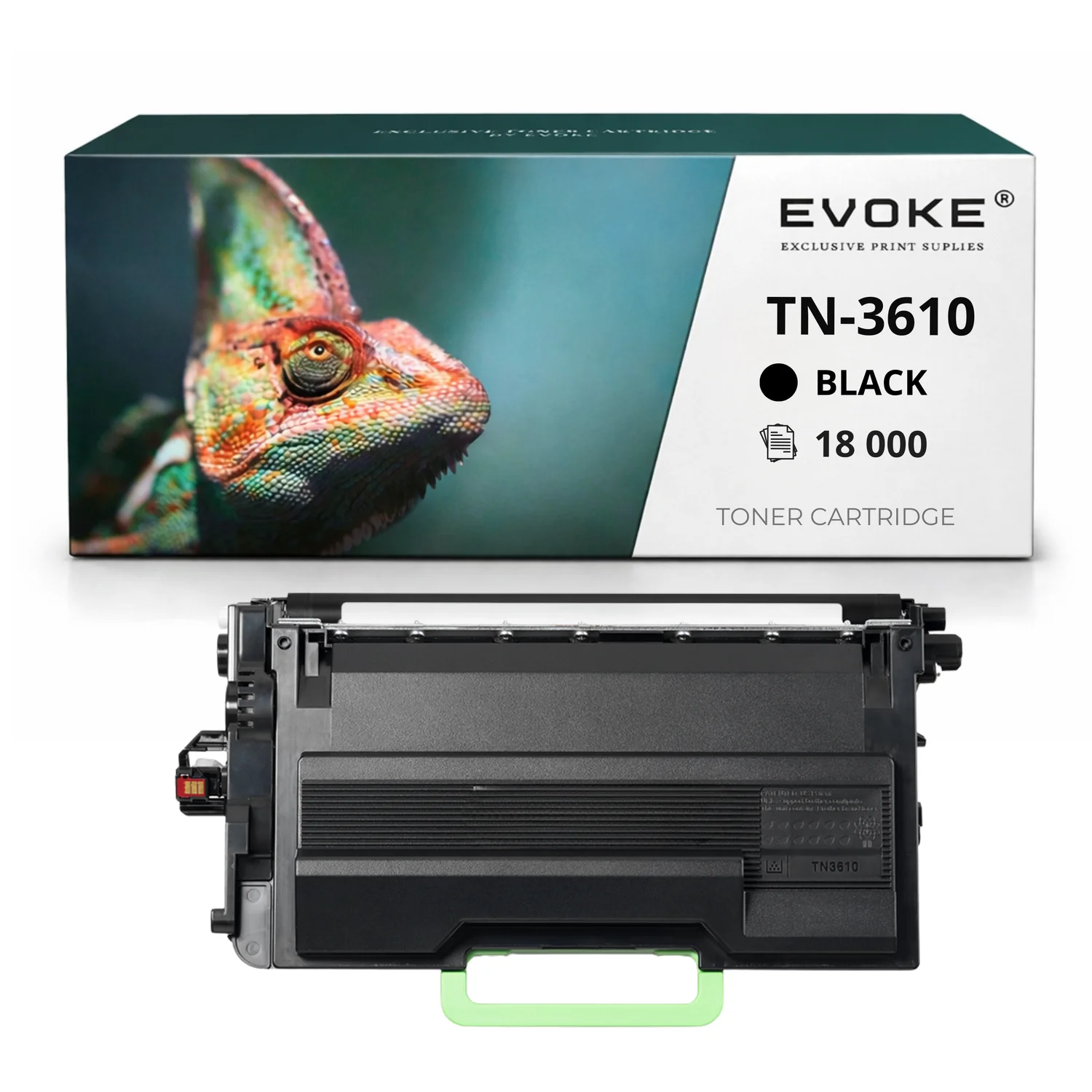 Evoke Compatibele Toner voor Brother Tn3610 Tn-3610 Zwart 18000 Pagina's Hl-L6410Dn Mfc-L6910Dn