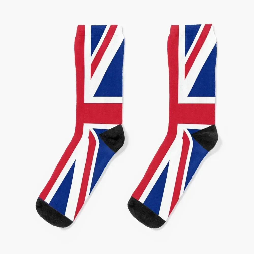 

UNION JACK of England Socks hiking valentine gift ideas floral Socks For Man Women's