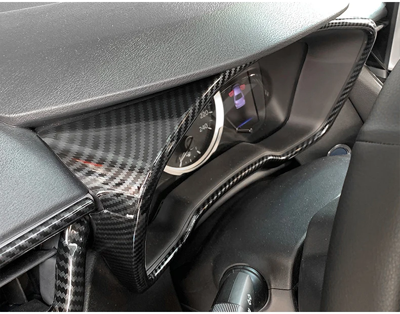 Für Toyota Corolla E210 Hybrid 2019 2020 2021 2022 2023 2024 ABS Auto Front Dashboard Panel Dekorative Abdeckung Aufkleber trim Rahmen – Detail 2