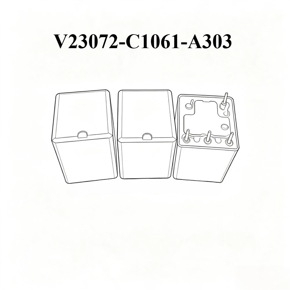 5PCS/Lot Original V23072-C1061-A303 12VDC 5PIN automotive central control turn signal indicator relay