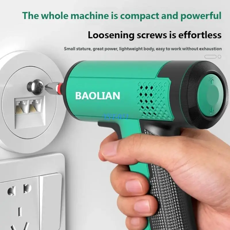 E15A High Capacity Battery Electric Screwdriver Set Bit Socket for Home Repair