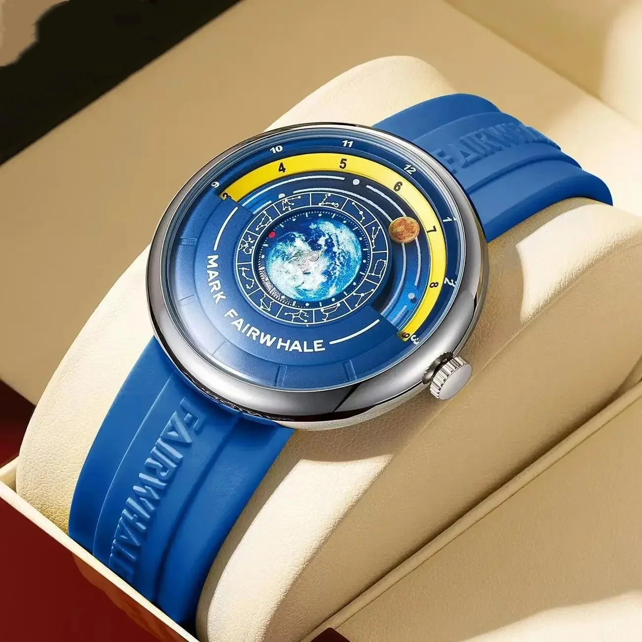 Mark Fairwhale 5700 Luxus Earth Herren 2025 Quarzuhren Sport Wasserdichte Herren-Armbanduhr Innovative Zeiger Uhren Reloj Hombre