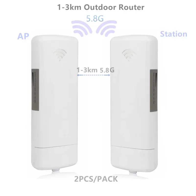 9344 9331Outdoor AP Router 1-3km Chipset WIFI Router WIFI Repeater CPE Long Range 300Mbps5.8G  AP Bridge Client Router repeater