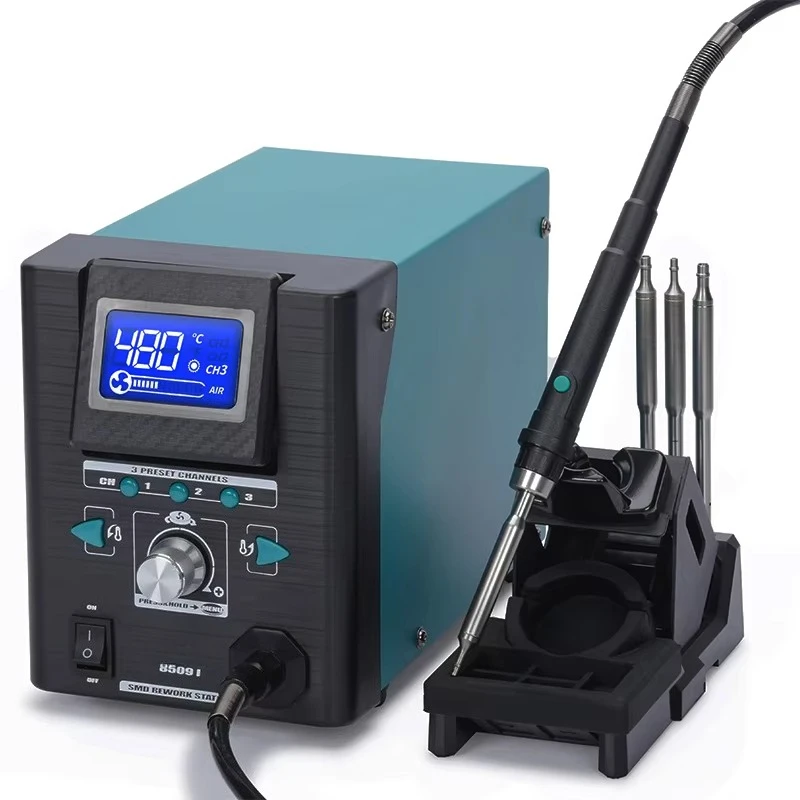 

8509-I Hot Air Welding Station with 0.5mm Hot Air Spout and BGA Rework Digital Display