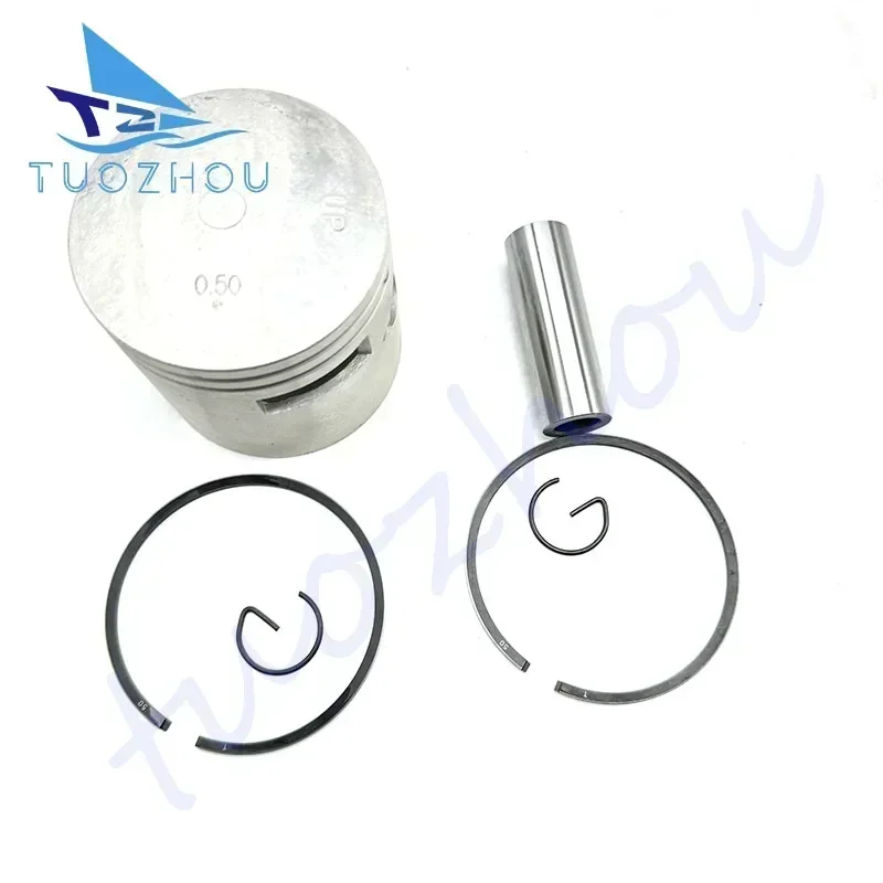

61N-11636 Piston Set (0.50Mm O/s) 72.5MM For Yamaha Outboard Motor 2 stroke 25HP 30HP 61N-11636-00-00 61N-11636-00