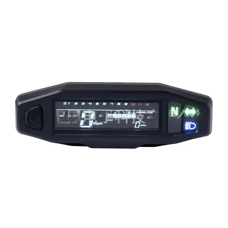 

Motorcycle refit meter LCD digital meter LCD voltmeter oil level