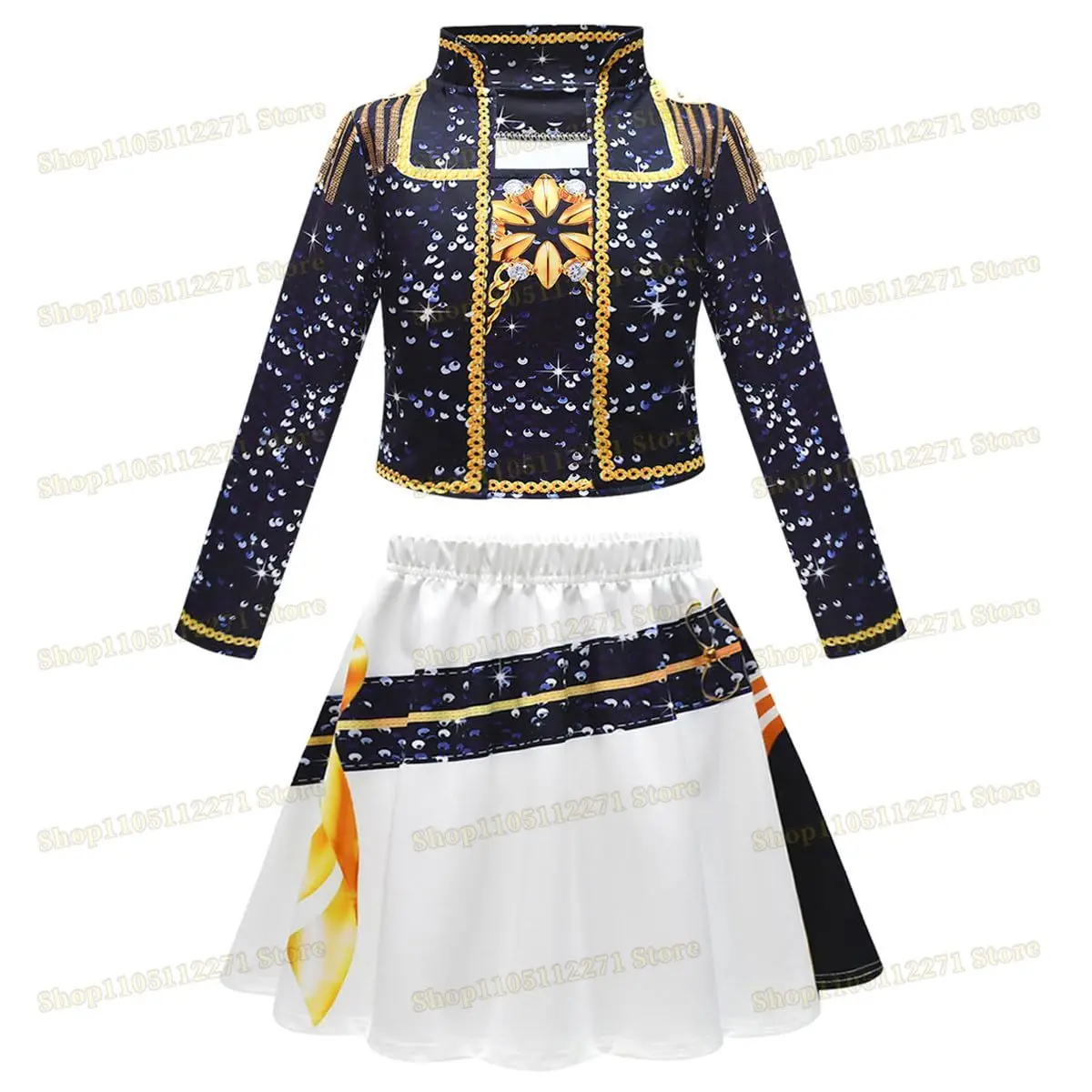 Enfants fille Kpop Zoey Mira Rumi Cosplay Golden Huntrix Costume impression 3D chasseurs de démons scène Costume enfant Halloween fête Clolthes