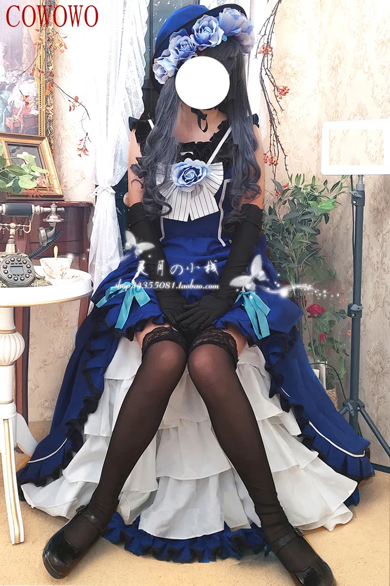 Black Butler Ciel Phantomhive Master Ladies Gown Cosplay Costume Cos Game Anime Party Uniform Hallowen Play Role Clothes Dress