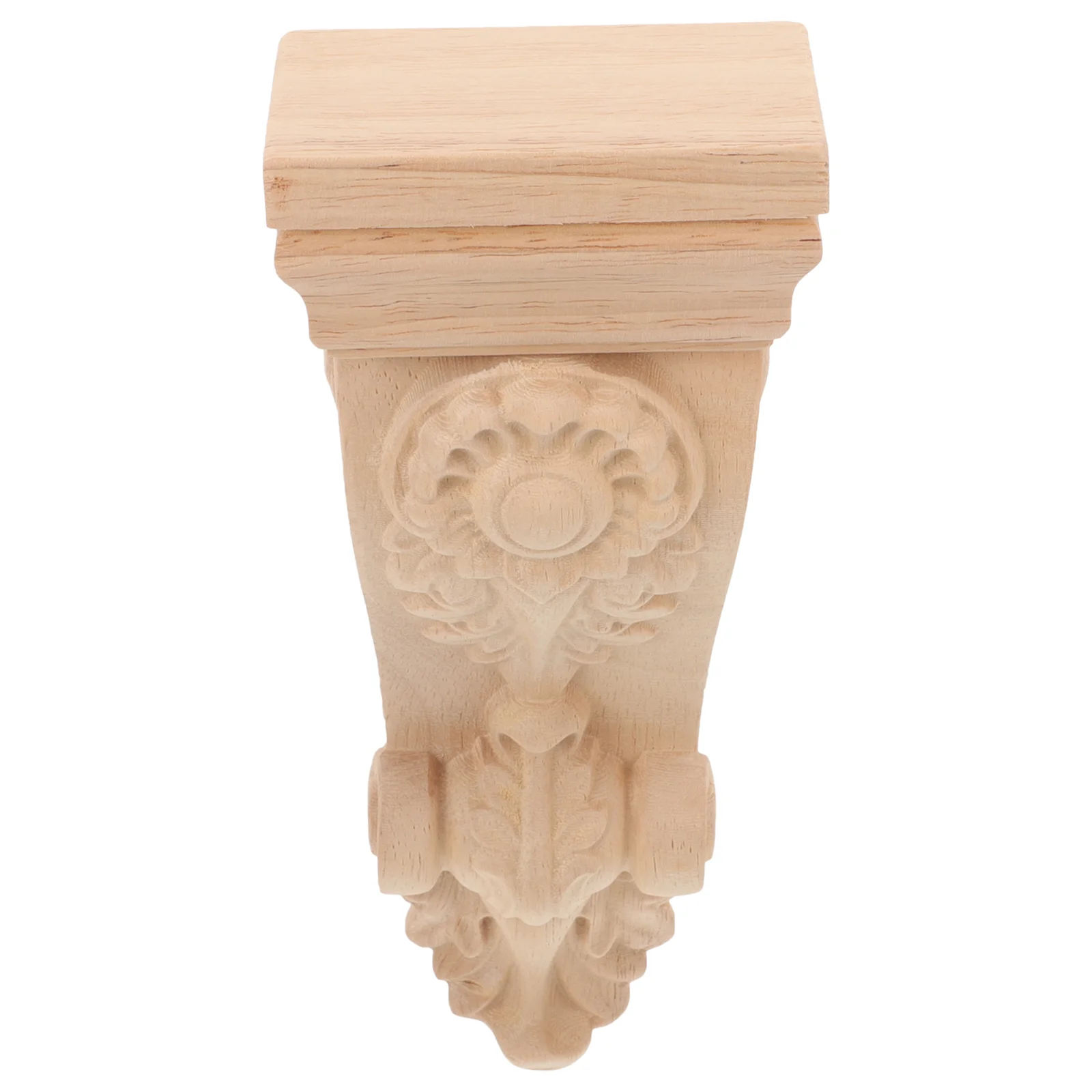 

Living Room Decor Corbel Rustic Crowns Molding Corner Blocks Wood Carving Furniture Appliques