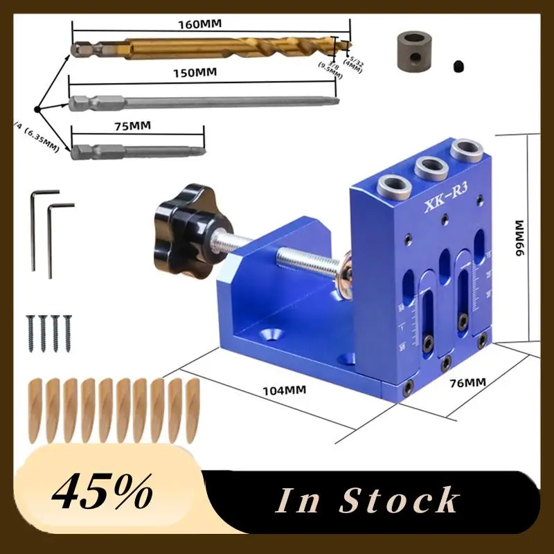 A70U Neue Einstellbare Tasche Loch Jig Diagonal Loch Holzbearbeitung Möbel Anschluss Holzbearbeitung Werkzeug Diagonal Loch Locator