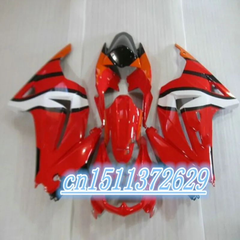 

ABS RED customize KAWASAKI ZX250R EX250 2008 2009 2010 2011 2012 Bodywork EX 250 ZX 250R body kit EX250R 08-12 Fairings