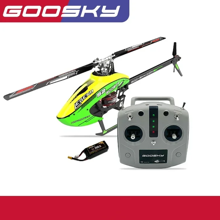 In Stock GOOSKY S2 RTF 3D RC Helicopter 6CH 3D Flybarless Dual Brushless Motor Direct-Drive RC Helicopter