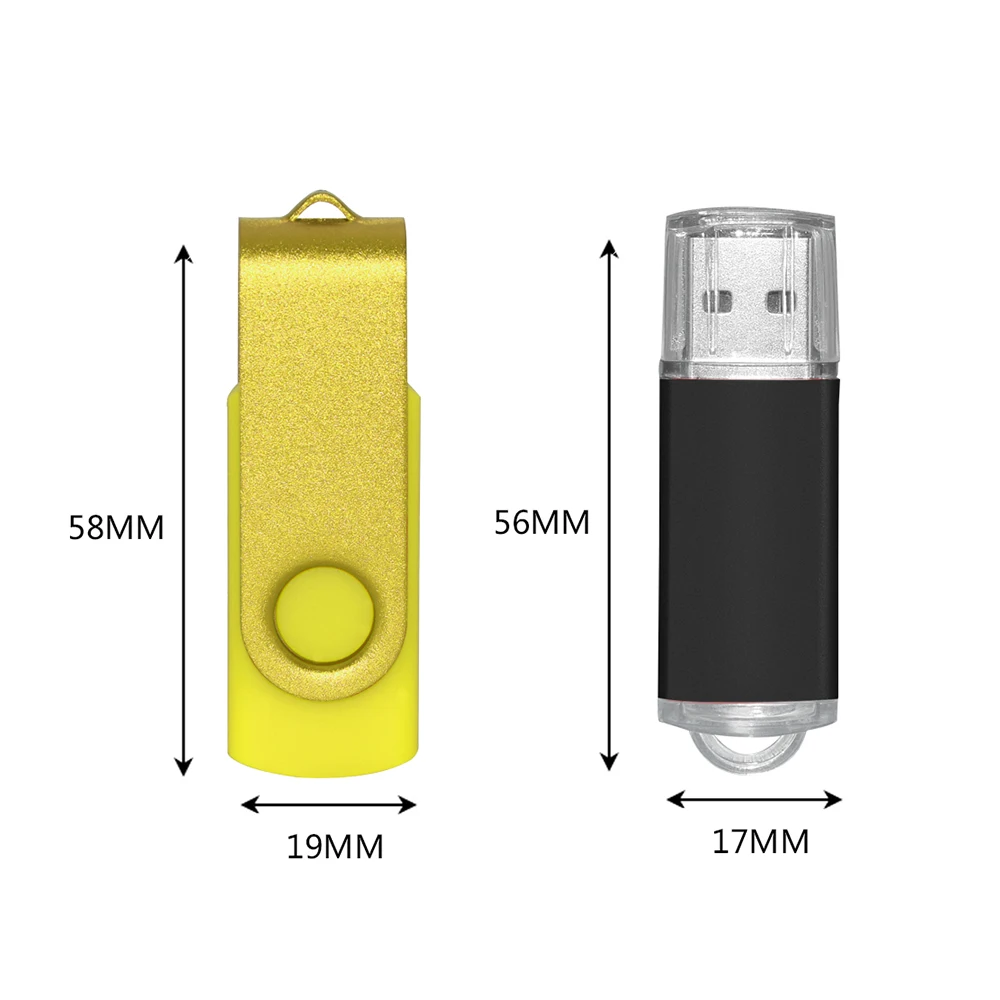 USB 100% металлический флеш-накопитель, 8 ГБ, 16 ГБ, 32 ГБ, 64 ГБ, 128 ГБ