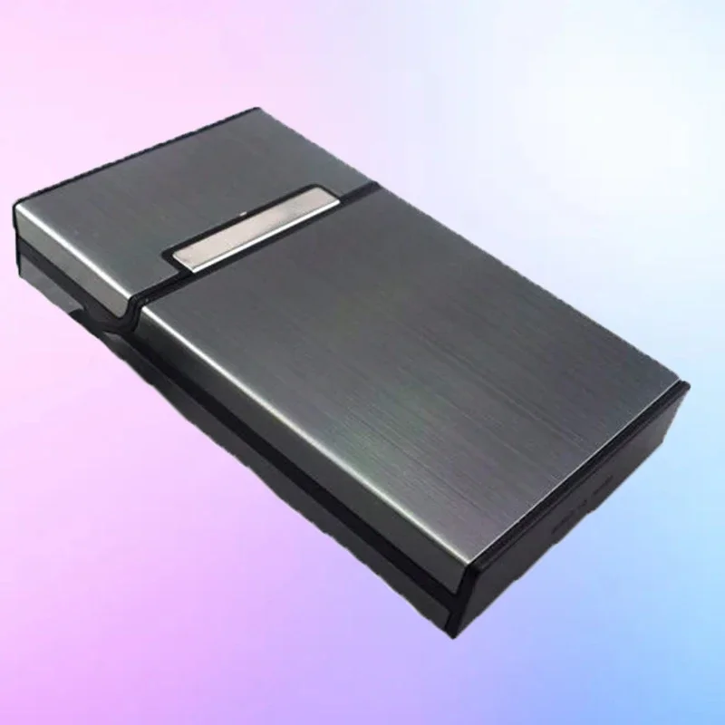 Ultra-thin portable cigarette case, can hold 20 cigarettes, anti-pressure, dry-proof, extended cigarette storage, 1 part