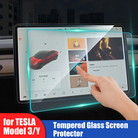 Center Control Anti-fingerprint Anti Glare Matte HD Film Protection Tempered Glass Screen Protector For Tesla Model 3/Y 2021