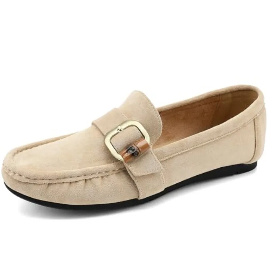 

UBFEN Womens Loafers Slip On Comfortable Flats for Casual Work Dressy Business Office Penny Shoes