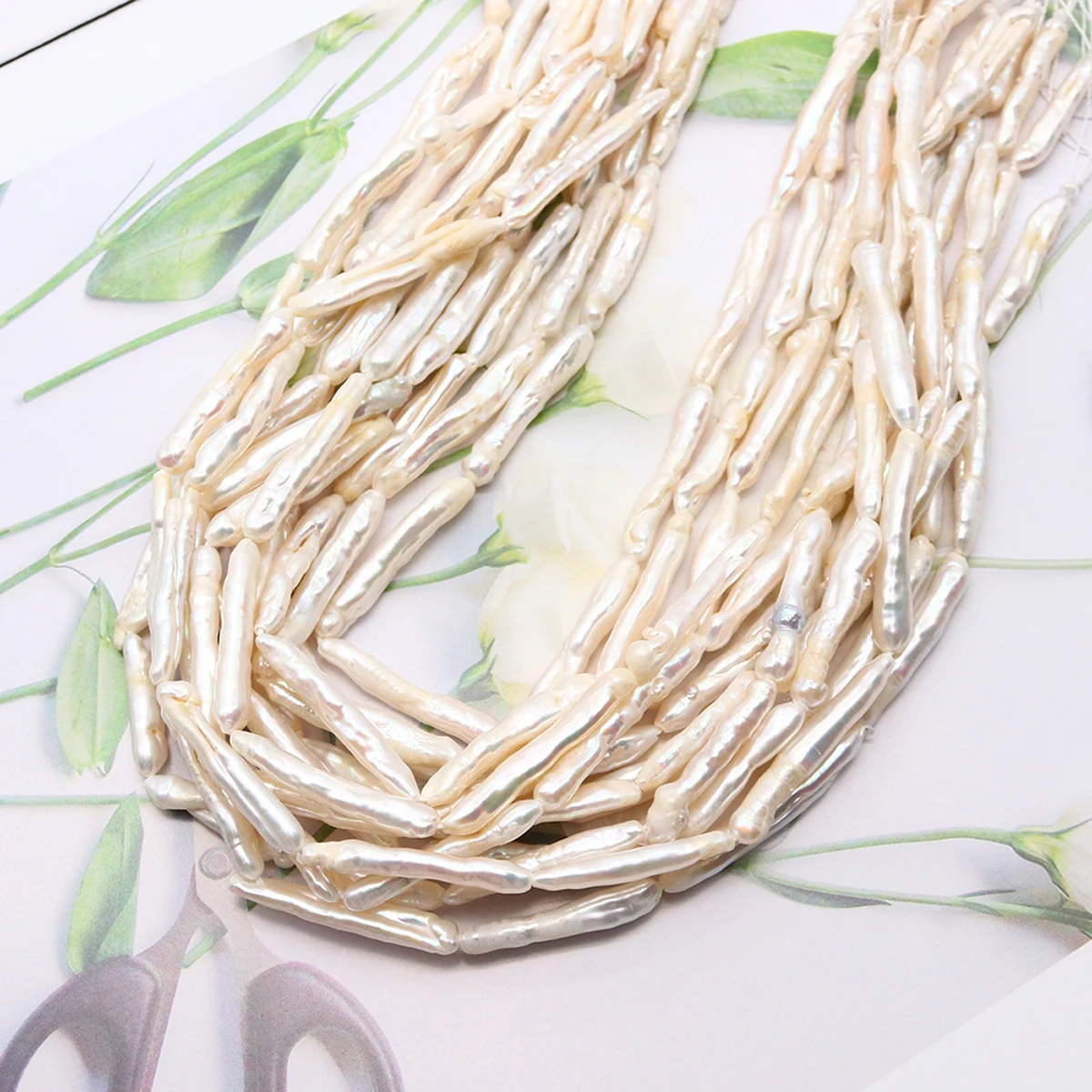 5-6mm Irregular Shape Baroque Pearl Natural Freshwater Pearls Spacer Beads for Jewelry Making DIY Necklace Earrings Accessories