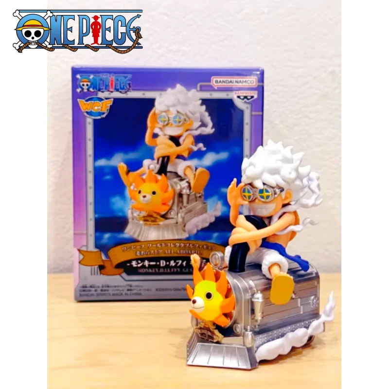 

Официальная коллекционная фигурка Луффи из аниме One Piece от Bandai, модель игрушки Mugiwara Store, серебряный поезд Thousand Sunny, подарок-декор