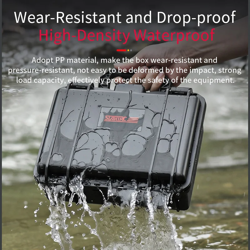 STARTRC PHOTO Doppelschichtiger Wasserdichter Hartschalenkoffer für DJI OSMO Pocket 4/4 Pro Zubehör mit TSA-Schloss Großer Reisekoffer – Detail 8