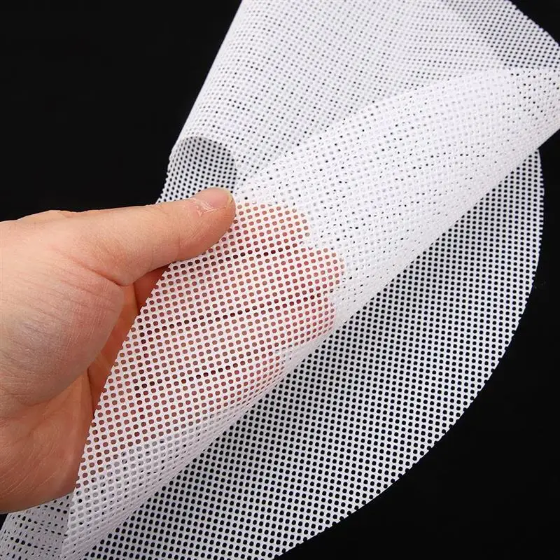 8Pcs Silicone Dehydrator Sheets Reusable Dehydrator Trays Round Fruit Drying Mesh Mats Dehydrator Pads Fruit Dryer Liner