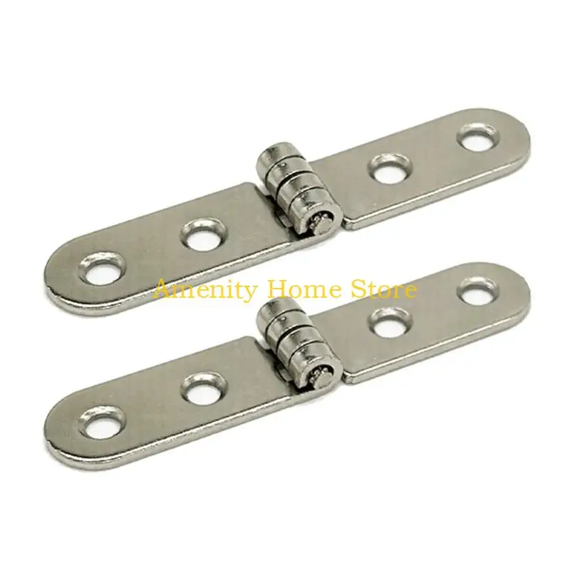 F26C Heavy Duty Silver Hinges Rustproof Hinges for Foldable Tables & Storage Box 