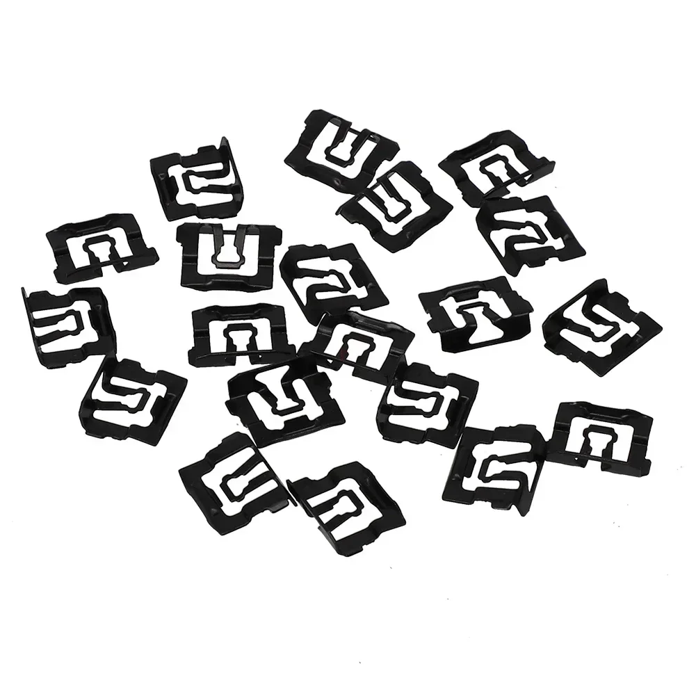 Windo Clip Car Clip 20PCS Black Decoration Firmly Fixed New Stainless Steel For Ford 64-93 Interior Accessories