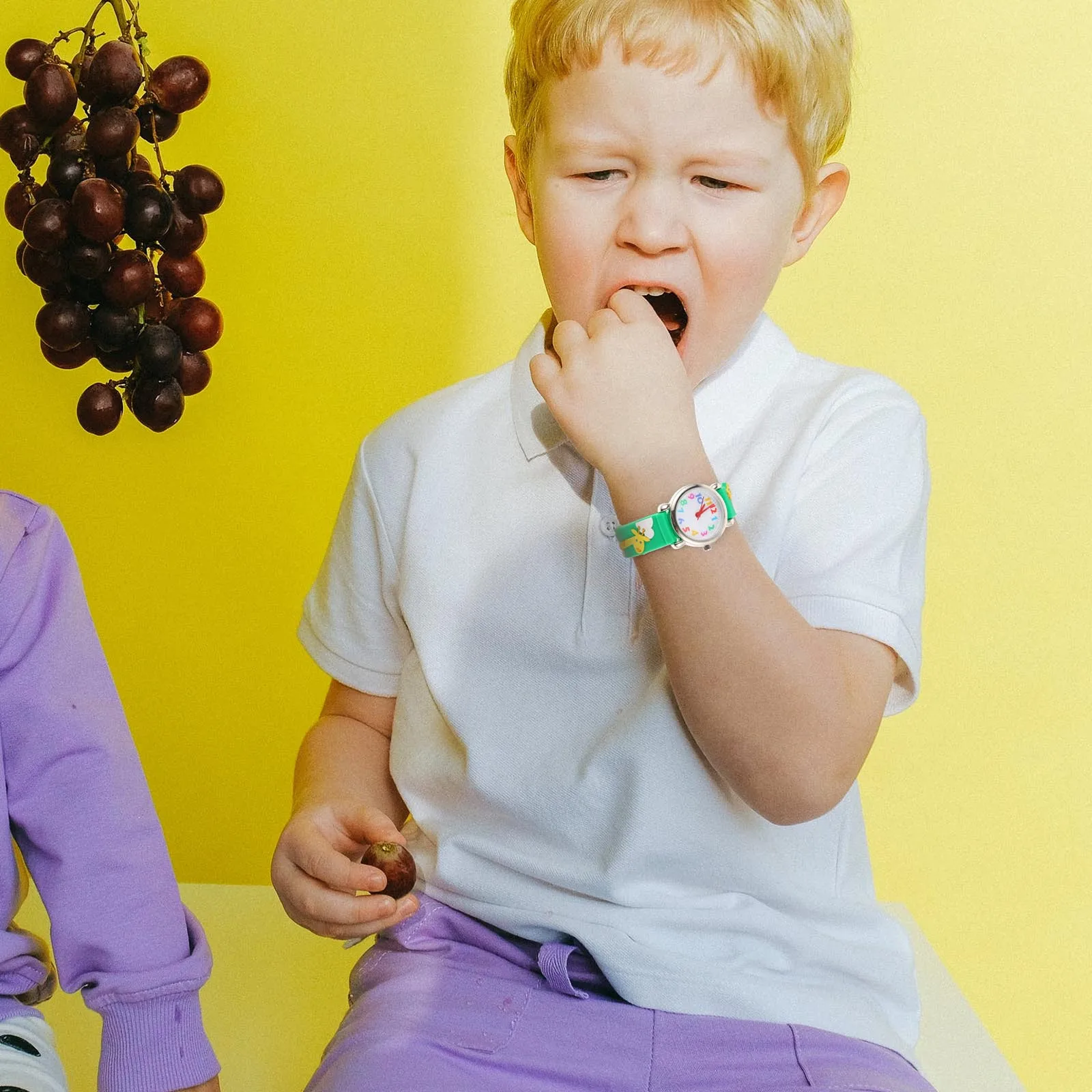 1PC 3D الكرتون ووتش ساعة اليد الجميلة المألوف هدية الطالب كل مباراة التصميم الملون رائعتين العملي