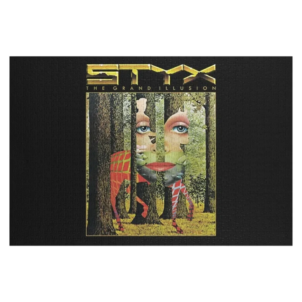 

Band the STYX Grand Illusion Vintage Jigsaw Puzzle Custom Kids Toy Personalized Toy Christmas Gifts With Photo Puzzle