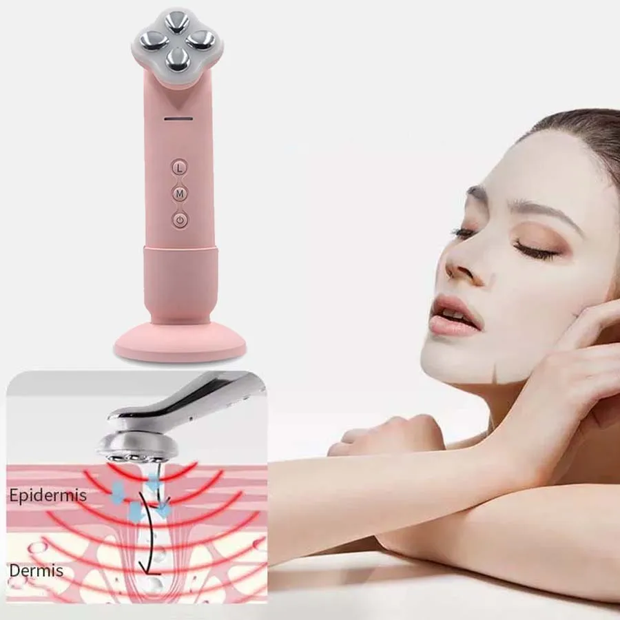 Home RF Beauty Instrument Invigorate Skin Wrinkle Removal Facial Massage Machine Lifting and Tightening Device Face Massager