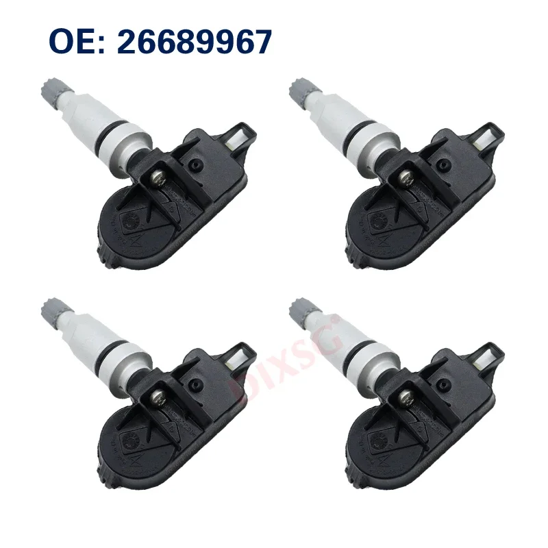 4Pcs TPMS Sensor 26689967 Tire Pressure Sensor For  Chevrolet Cavalier 2016-2018 Onix 2019-2020 Buick Excelle 433MHz 26267197