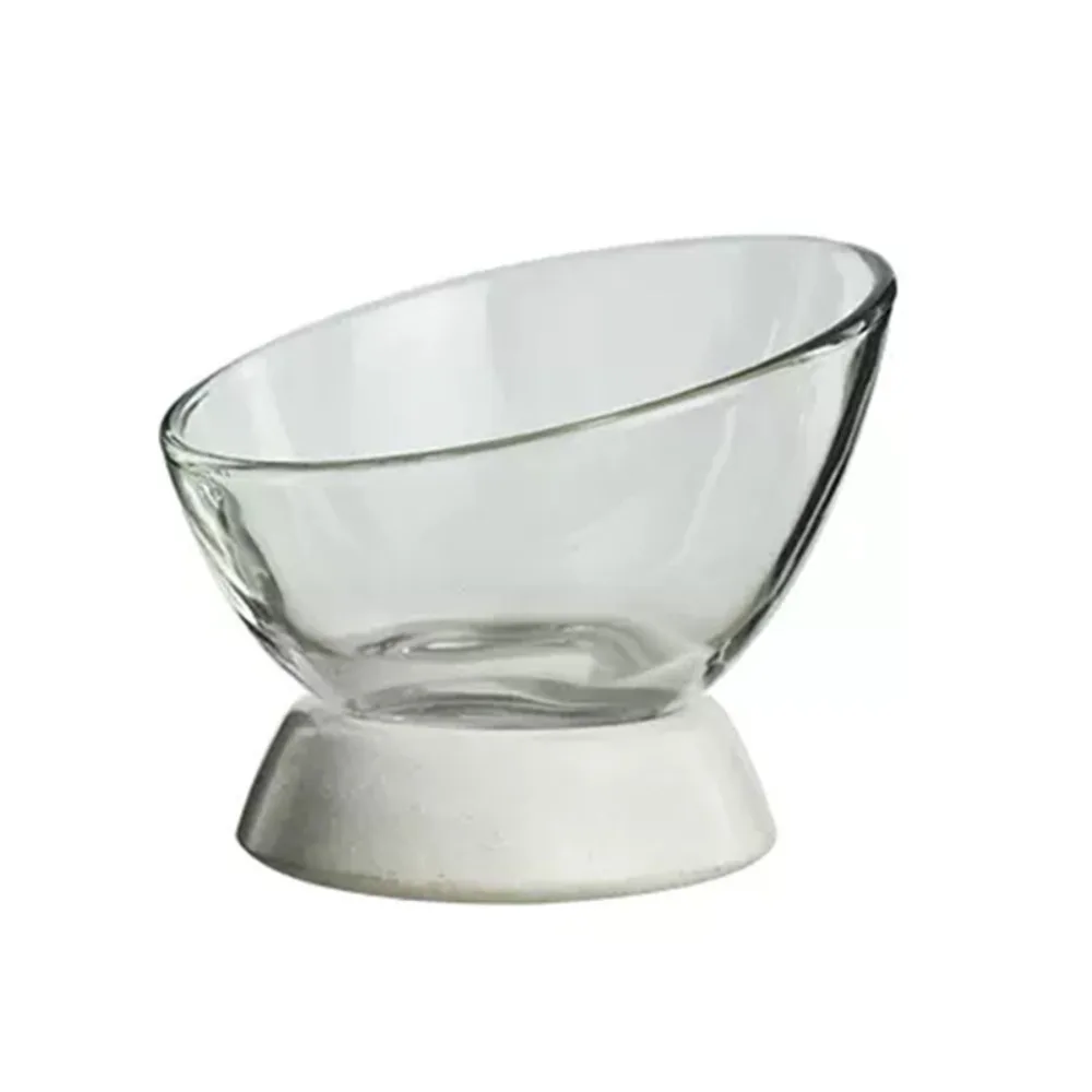 

Detachable Cat Bowl Slanted Mouth Prevent Tipping Pet Drinking Feeder Large Capacity Non-slip Pet Food Dispenser Kitchen
