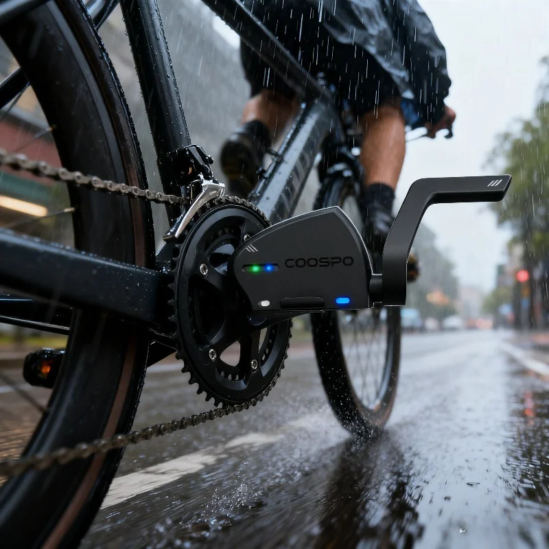 COOSPO BK805 دراجة سرعة الإيقاع ثنائي الوضع دواسة الاستشعار Bluetooth5.0 ANT + RPM ل Wahoo Garmin