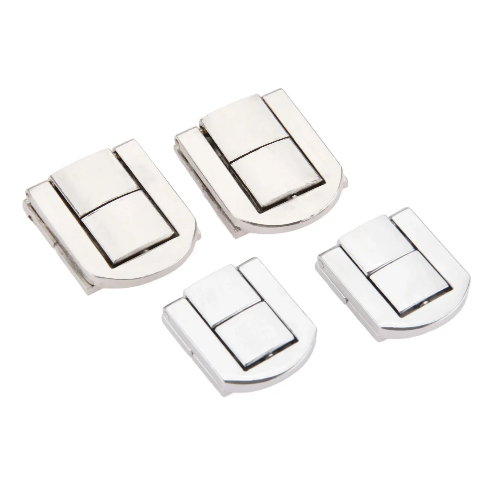 2Pcs Zinc Alloy Box Hasps Lock Catch Latches for Jewelry Chest Box Suitcase Buckle Clip Clasp Furniture Hardware 20*25mm/25*30mm