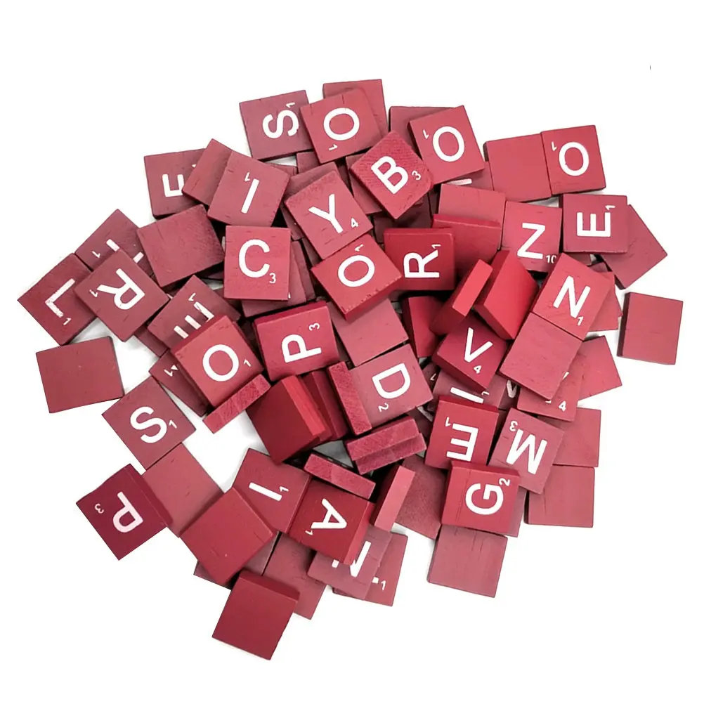 

100Pcs Wooden Cubes for Crafts DIY Alphabet Puzzle Smooth Surfaces No Perfect for Home Decor and Artistic Gifts