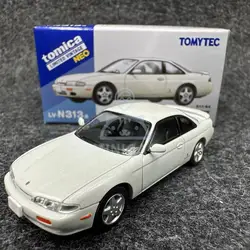 Tomytec Tomica TLV 1/64 LV-N313a nissan SILVIA Q's S S14 white Die-cast alloy car model collection display gift