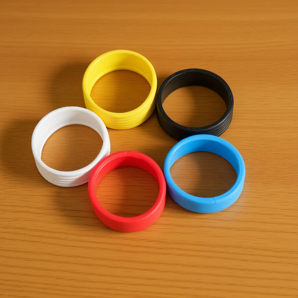 

5Pcs Racket Grip Bands Premium Durable Soft Overgrip Tape for Tennis Squash Badminton Pickleball Racket Grips Sweat Absorption