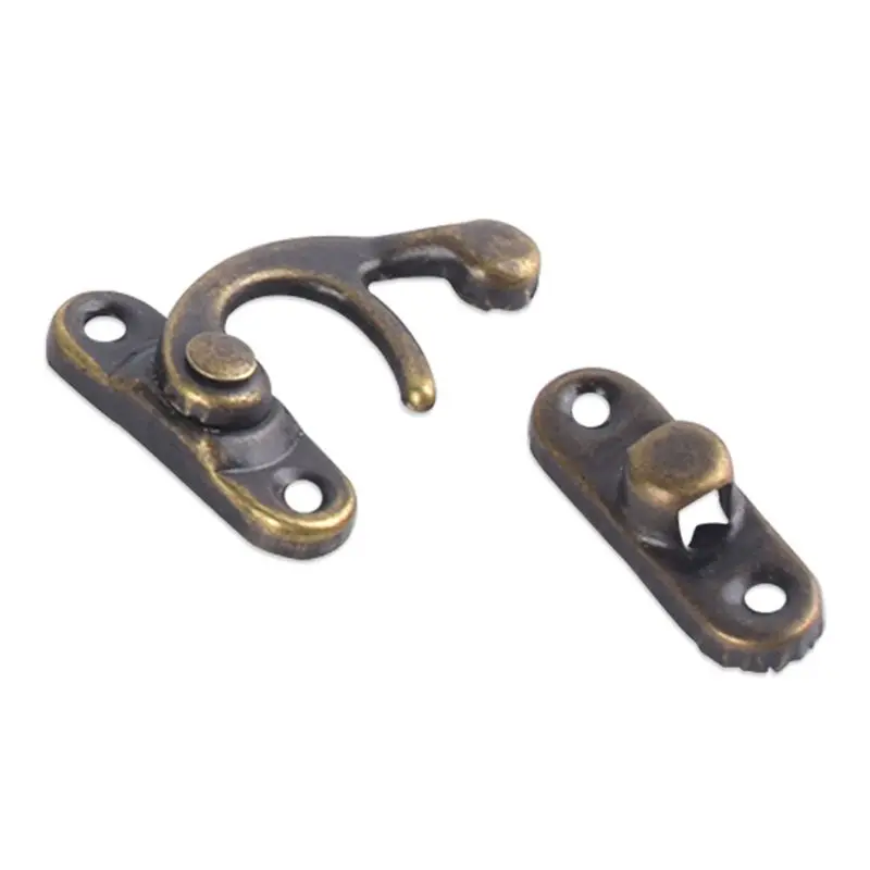 29 mm x 33 mm Antiek voor Hook Hasp Right Swing Arm voor Plated Bronze Dropship