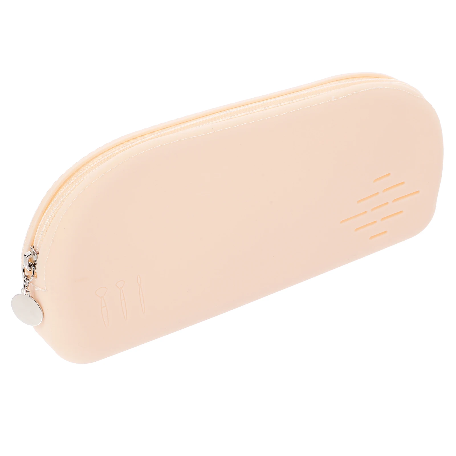 

Silicone Makeup Bag Large Capacity Zipper Brush Organizer Portable Travel Storage Case for Women cosmetics pouch