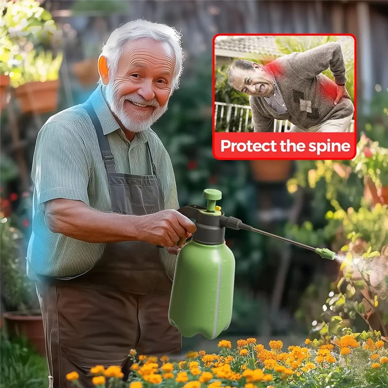 

ABFS Hand Pump Sprayer 1/2 Gallon, Garden Pump Sprays Bottle For Plants, Pressure Spraying Bottle In Lawn And Garden Yard
