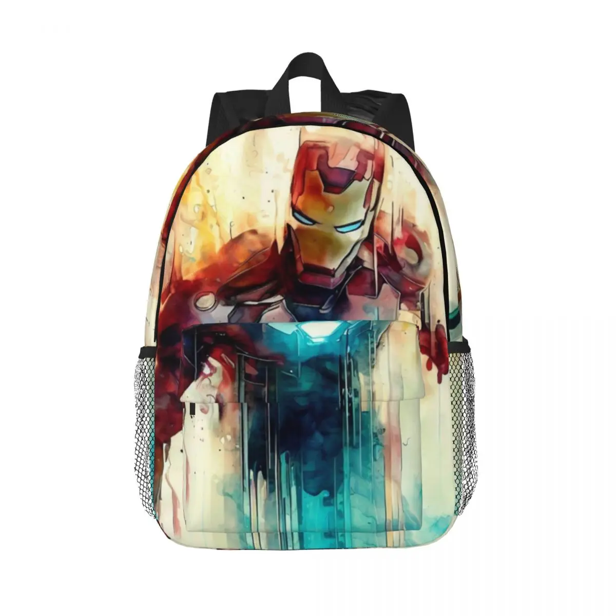 

Iron Man Printed Lightweight Casual Schoolbag For School, Outdoor, Shopping, Office 15inch