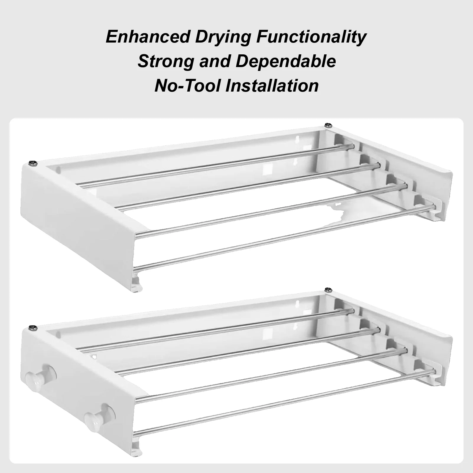 

Towel Racks For Bathroom Wall Mounted Foldable Heavy Duty Bath Towel Bar Rustproof Storage Holder Vertical Bath Hanger For Dorm