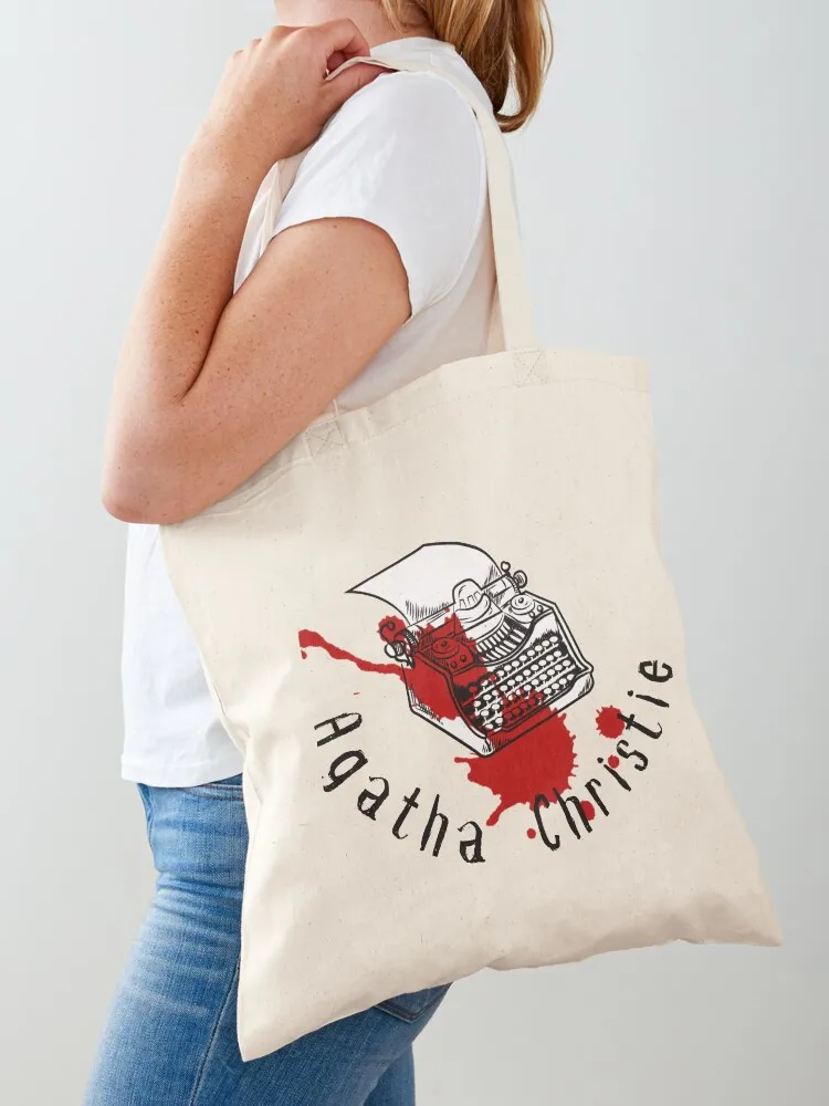 

Agatha Christie vintage Tote Bag shopping bag logo shopping bags foldable the tote bag Shopper handbag