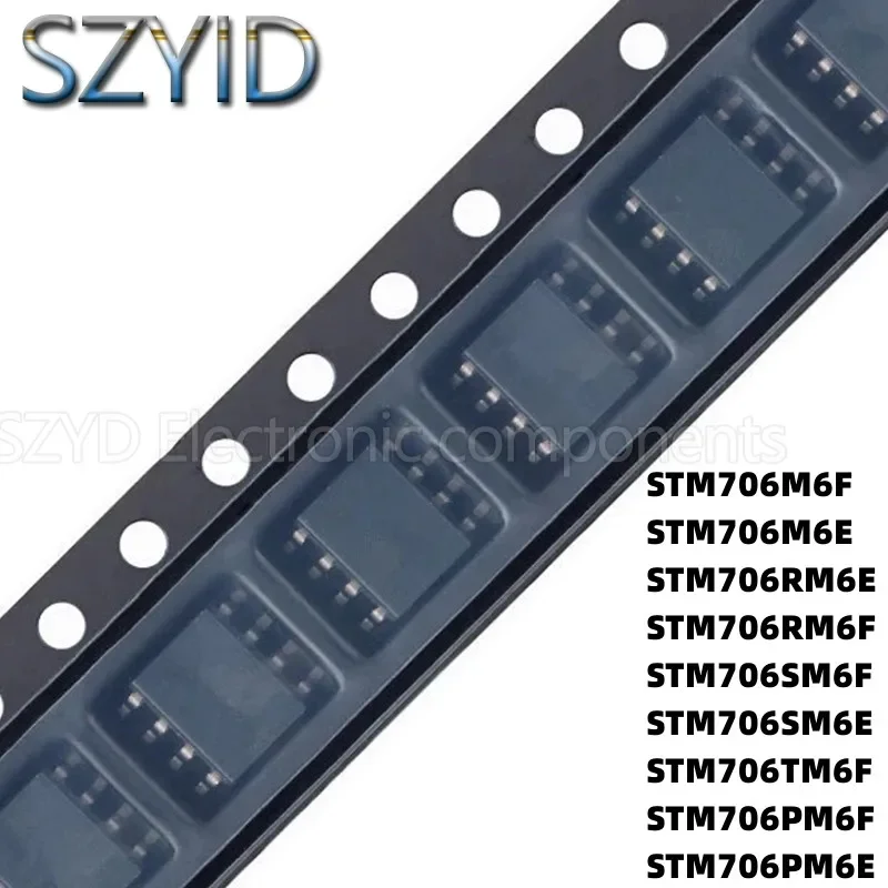 

100PCS SOP8 STM706M6F STM706M6E STM706RM6E STM706RM6F STM706SM6F STM706SM6E STM706TM6F STM706PM6F STM706PM6E