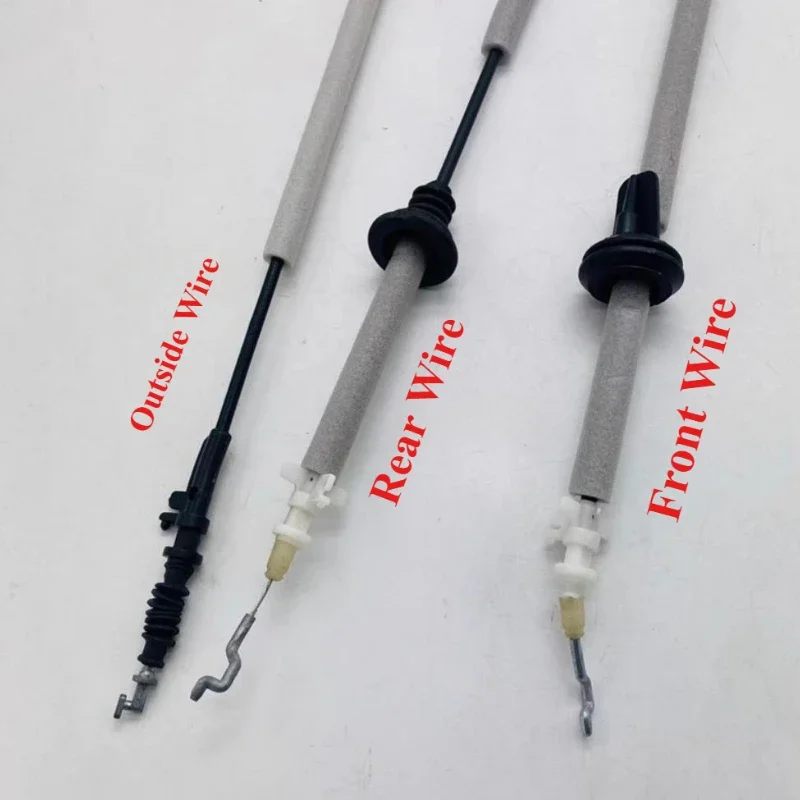 4pc Handle Wire For Skoda Karoq Latch Control Release Outer Inner Cable Front Rear Left Right Door 2018 2019 2020 2021 2022 2023