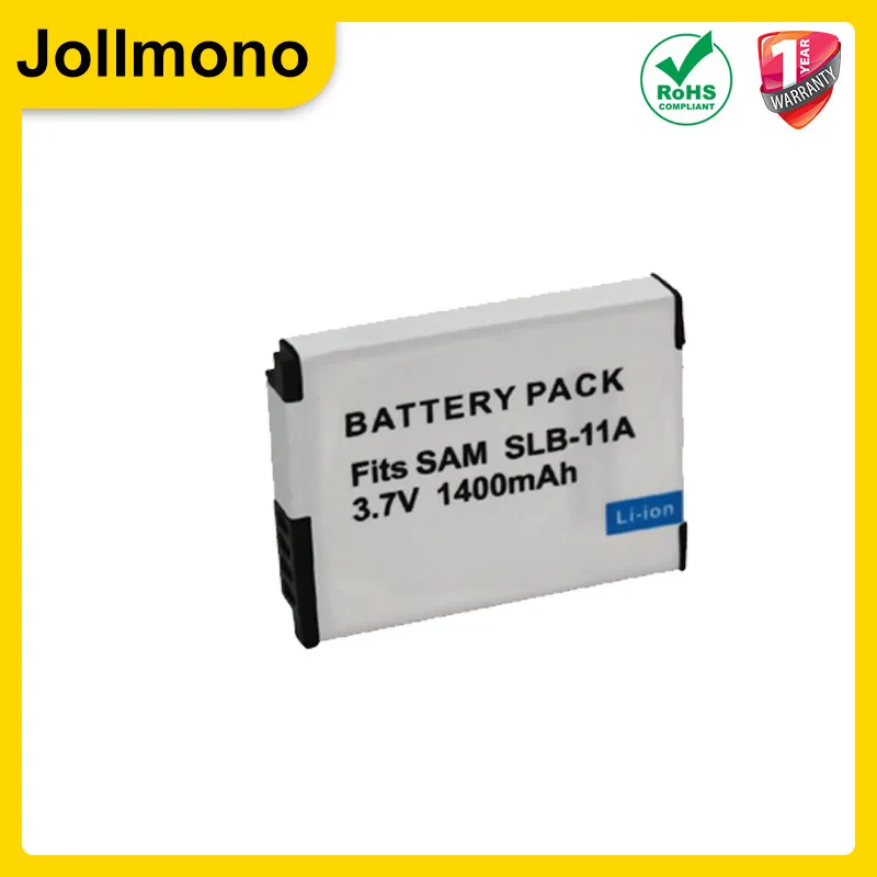 1400mAh SLB-11A Camera Battery With USB Charger For Samsung CL65 CL80 EX1 HZ25W HZ30W HZ35W HZ50W ST1000 ST5000 ST5500 TL240