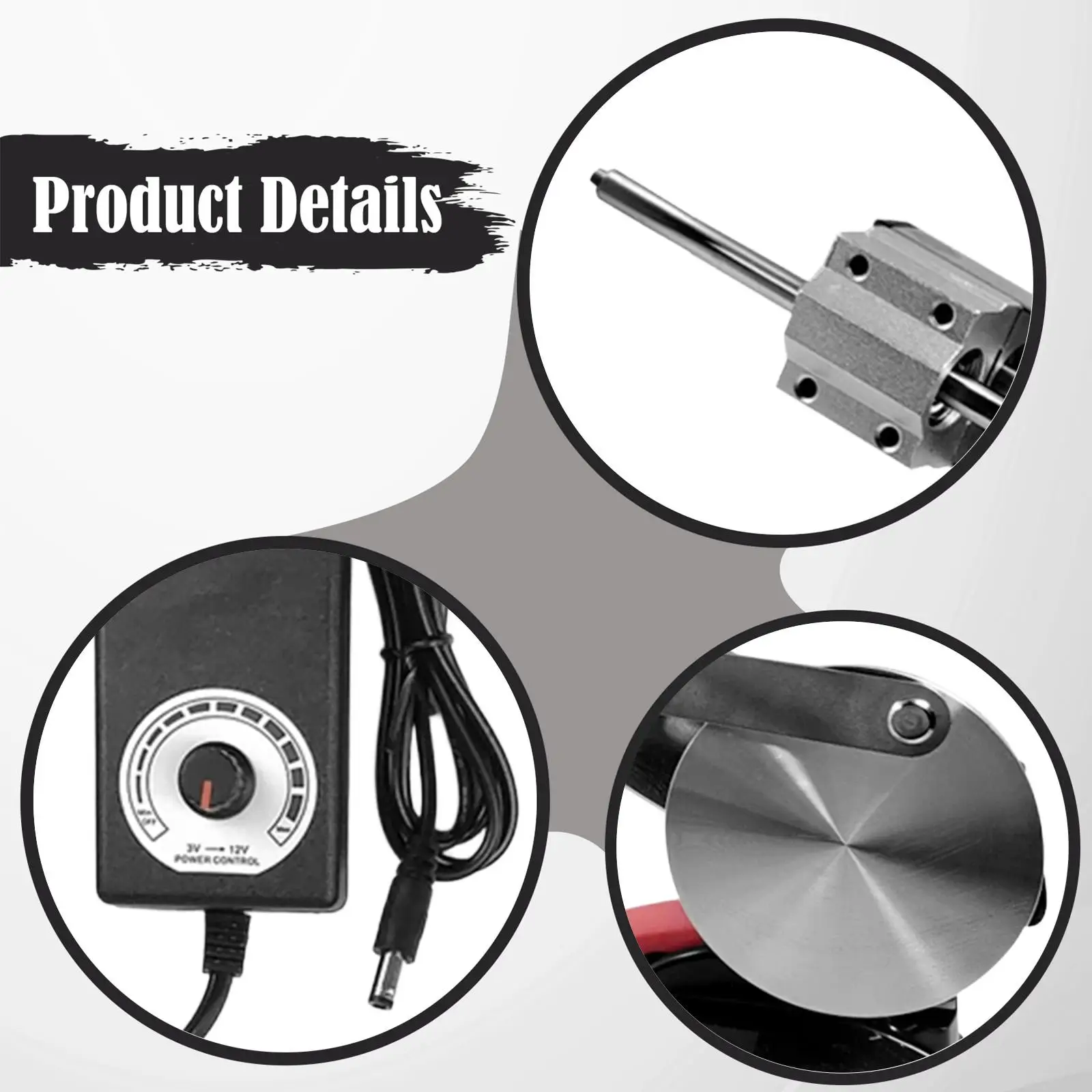 Reciprocating Linear Actuator High Speed Telescopic Thread Rod Adjustable Motor for DIY Robotics