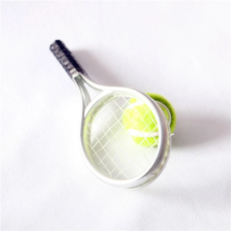 Set da tennis per bambini, con 1x tennis 1x ornamento per racchetta Modello educativo per lo sviluppo precoce Decorazioni per