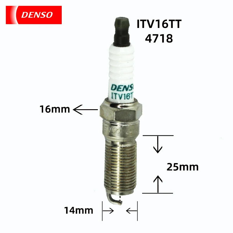 DENSO Iridium platinum spark plug ITV16TT 4718 adapts to Fox Mazda GL8 Regal