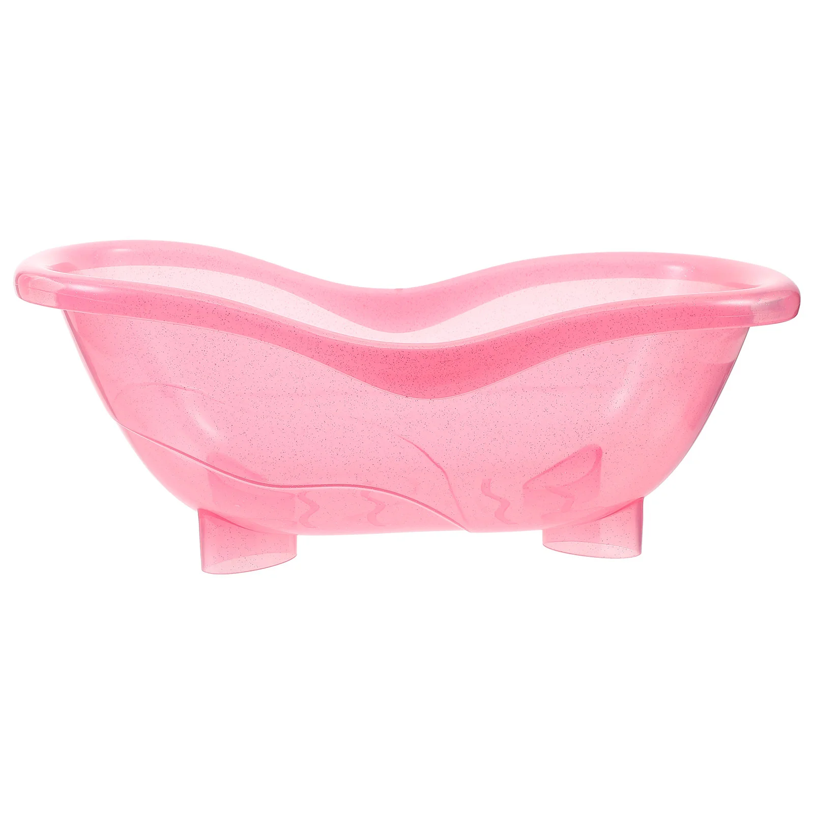 

Bathroom Decor Tiny Bathtub DIY Landscape Mini Plastic Model Toy House Shower Accessories Washing Basin