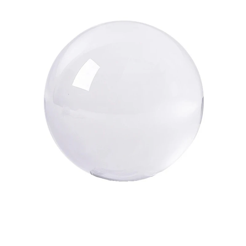 

Transparent glass ball crystal ball gift 100mm~ 180mm crystal ball with wooden base